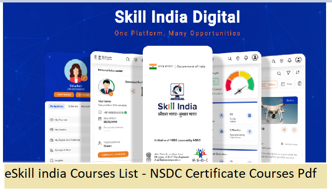 eSkill india Courses List 